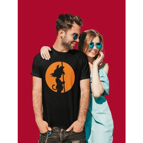 T-shirt Goku, Cell - Dragon Ball - noir homme variant 1 