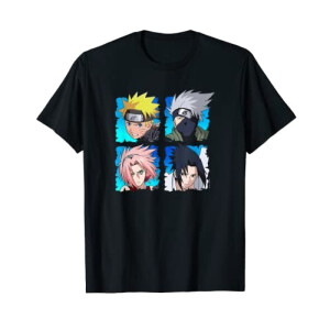 T-shirt Shino Aburame - Naruto - noir homme/femme