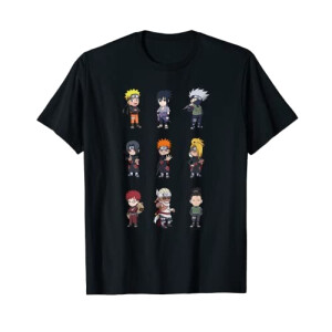 T-shirt Shino Aburame - Naruto - noir homme/femme