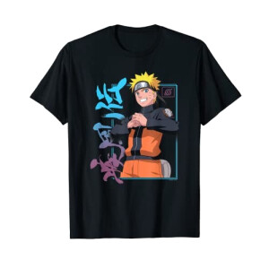 T-shirt Shino Aburame - Naruto - noir homme/femme