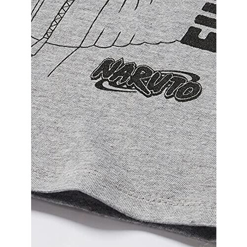 T-shirt Naruto gris melange garçon variant 2 
