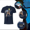 T-shirt Naruto bleu homme/femme - miniature variant 4