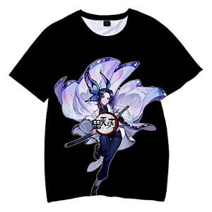 T-shirt Nezuko, Zenitsu, Kimetsu no Yaiba - Demon Slayer - a homme/femme