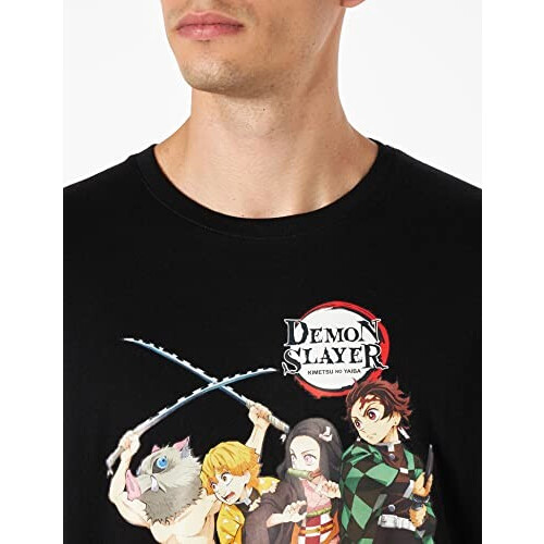 T-shirt Demon Slayer noir homme/femme variant 1 