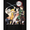 T-shirt Demon Slayer noir homme/femme - miniature variant 4