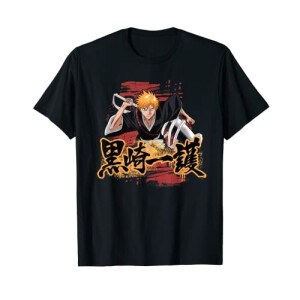 T-shirt Ichigo - Bleach - noir homme/femme