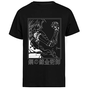 T-shirt Fullmetal Alchemist noir homme
