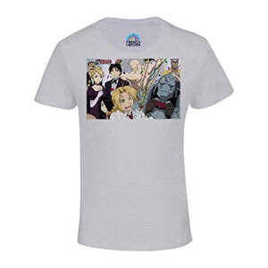 T-shirt Fullmetal Alchemist gris homme/femme