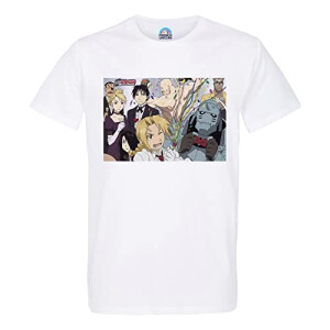 T-shirt Fullmetal Alchemist blanc homme