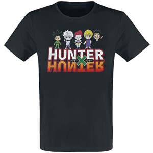 T-shirt Hunter × Hunter noir homme/femme