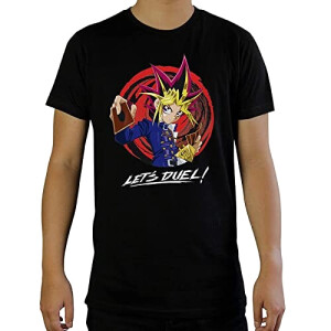 T-shirt Yu-Gi-Oh noir homme