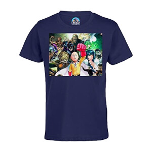 T-shirt One-Punch Man bleu homme/femme