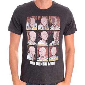 T-shirt One-Punch Man gris homme