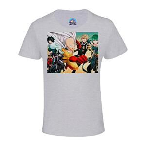 T-shirt One-Punch Man gris homme/femme