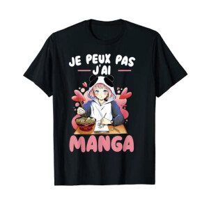 T-shirt Sailor Moon noir homme/femme