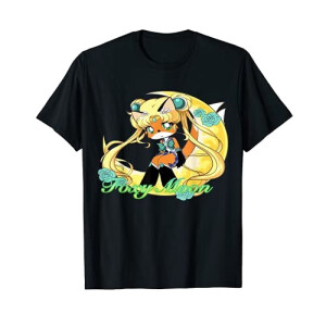 T-shirt Sailor Moon noir homme/femme