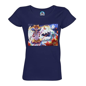 T-shirt Sailor Moon bleu femme