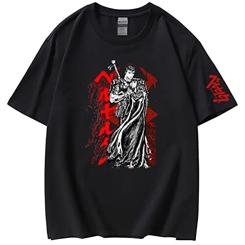 T-shirt Guts - Berserk - noir homme/femme