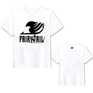 T-shirt Natsu Dragnir - Fairy Tail - blanc 1 homme/femme