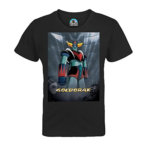T-shirt Goldorak noir homme/femme