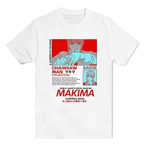 T-shirt Denji, Aki, Makima, Power - Chainsaw Man - #3 homme/femme