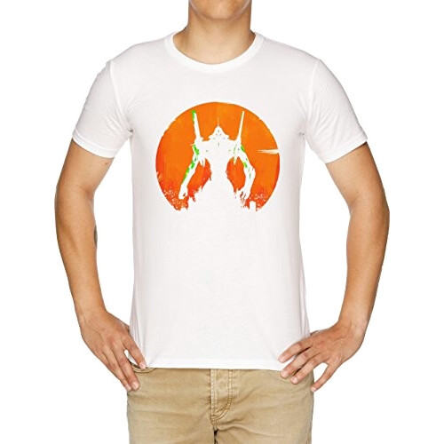 T-shirt Evangelion blanc homme