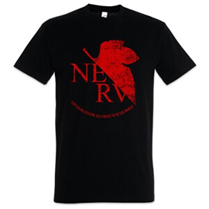 T-shirt NERV - Evangelion - noir homme