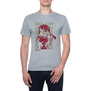 T-shirt Asuka - Evangelion - gris homme