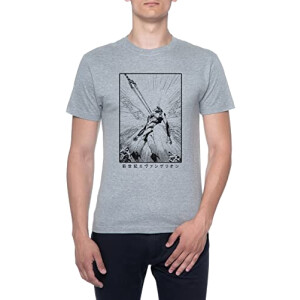 T-shirt Evangelion gris homme