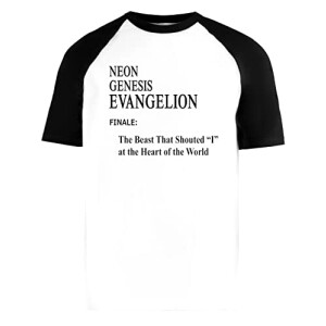 T-shirt Evangelion blanc homme/femme