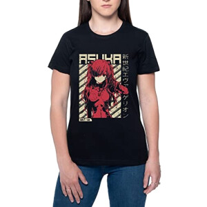 T-shirt Asuka - Evangelion - noir femme