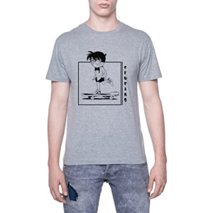 T-shirt Détective Conan gris homme