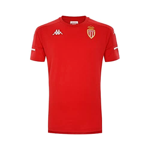 T-shirt AS Monaco rouge, blanc garçon