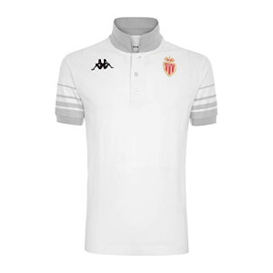T-shirt AS Monaco blanc, gris garçon