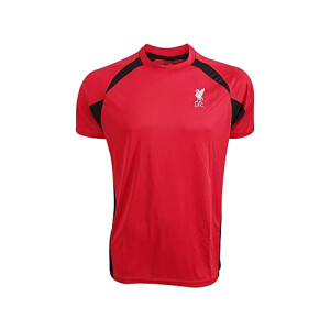 T-shirt Liverpool FC rouge/noir garçon