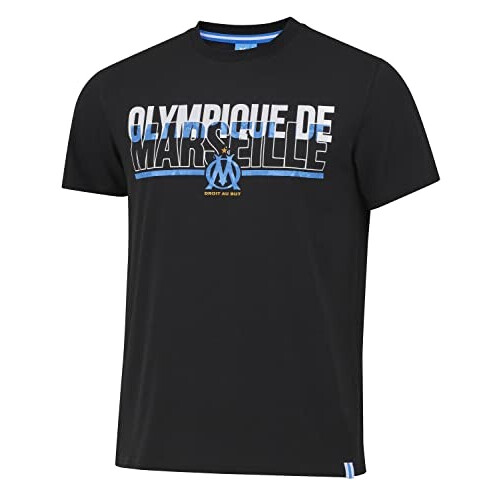 T-shirt Olympique de Marseille noir fille/garçon