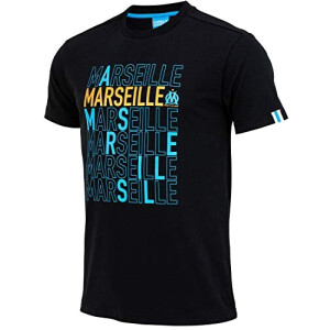 T-shirt Olympique de Marseille noir homme