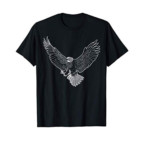 T-shirt Aigle noir homme/femme