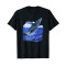 T-shirt Baleine noir homme/femme - miniature