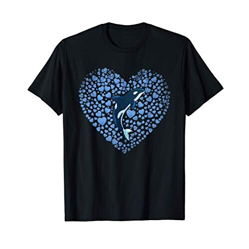 T-shirt Baleine noir homme/femme