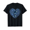 T-shirt Baleine noir homme/femme - miniature