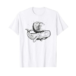 T-shirt Baleine orange homme/femme