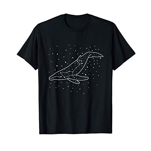 T-shirt Baleine noir homme/femme