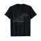 T-shirt Baleine noir homme/femme - miniature