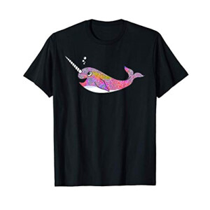 T-shirt Baleine noir fille