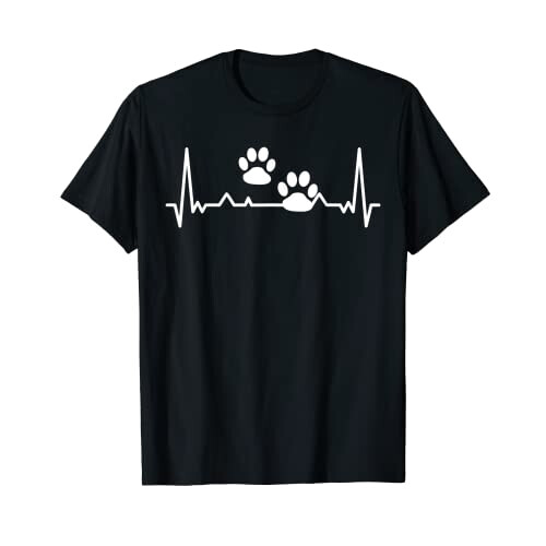 T-shirt Chien noir homme/femme