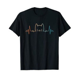 T-shirt Chat noir femme