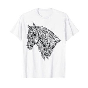 T-shirt Cheval blanc fille/garçon