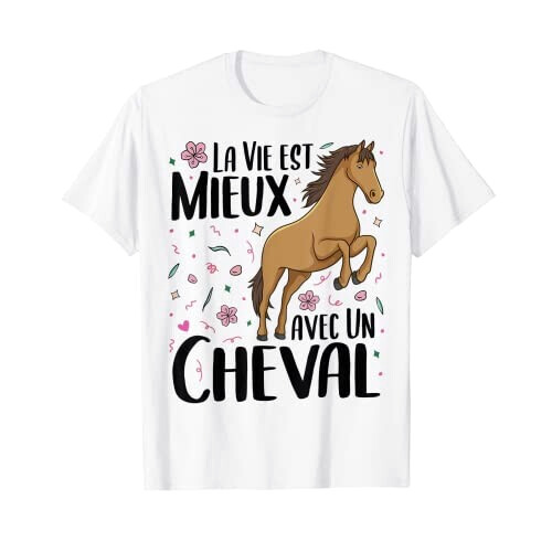 T-shirt Cheval blanc femme