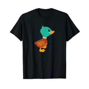 T-shirt Canard noir homme/femme